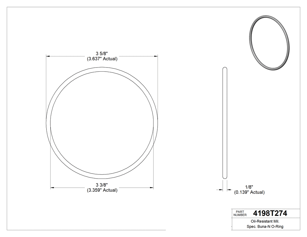 Technical drawing - 4198T274